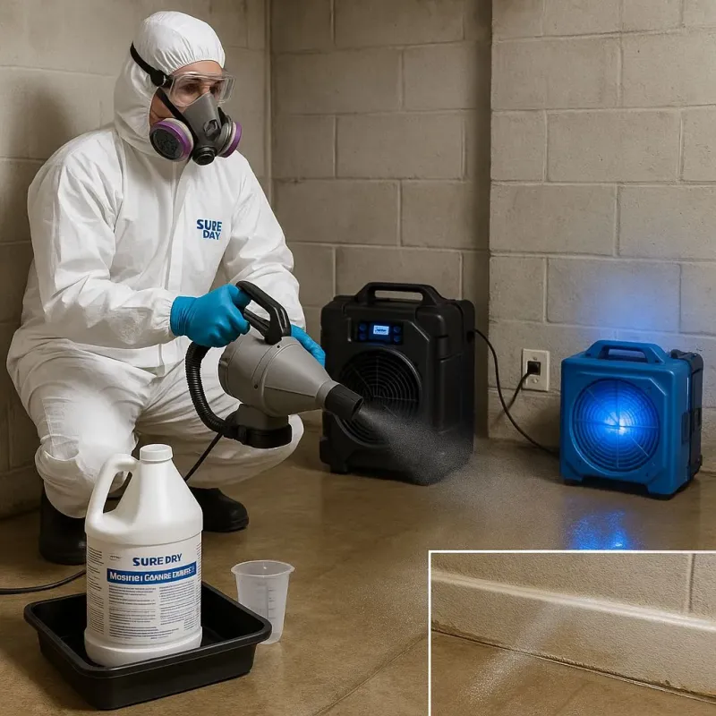 Sanitization and Odor Removal process in Mar-Mac, NC